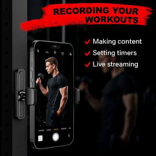 Magnetic Gym Phone Mount