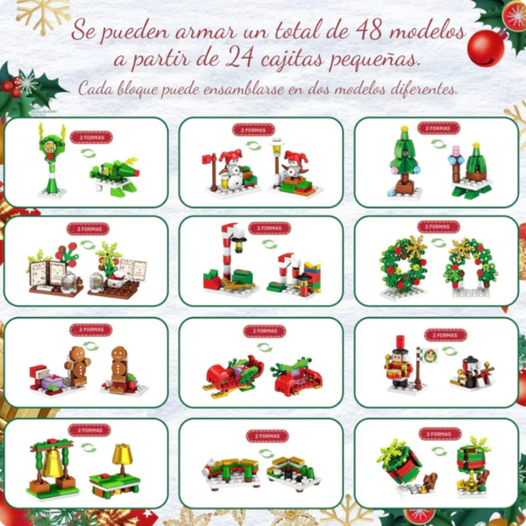 Calendario de Adviento Construye tu Navidad