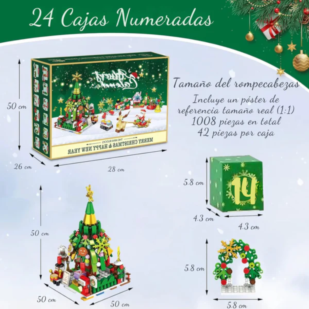 Calendario de Adviento Construye tu Navidad